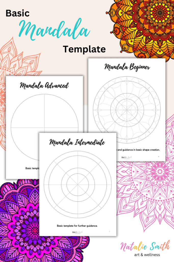 Basic Mandala Templates from beginner to advanced.