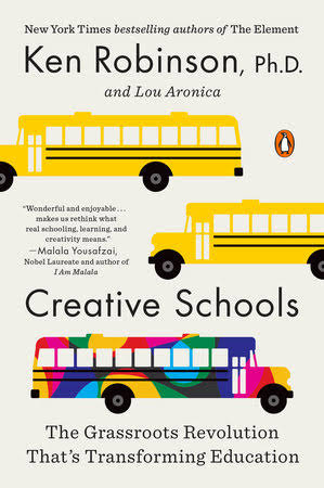 Books to Inspire Creativity - Book cover for Creative Scools by Ken Robinson